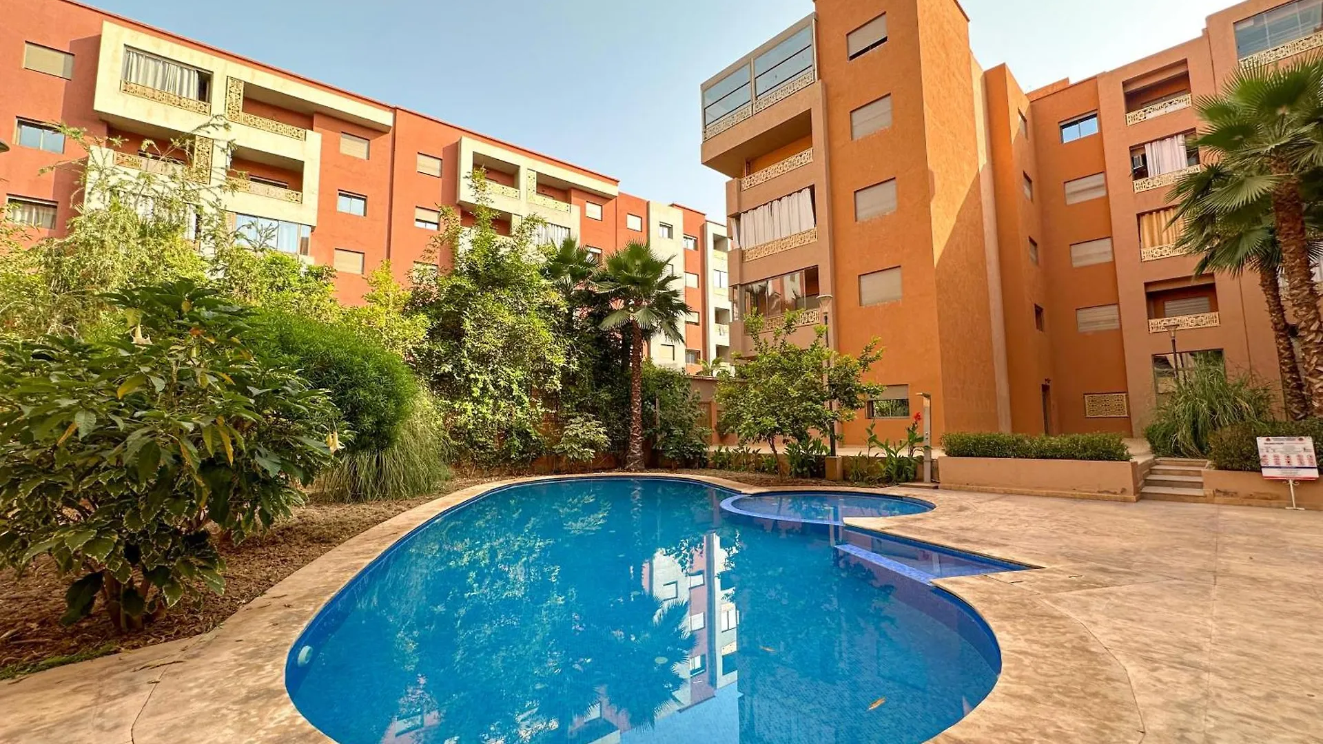 Modern Flat With Double Patio Right Next To Marrakech Center Apartment Marrakesh
